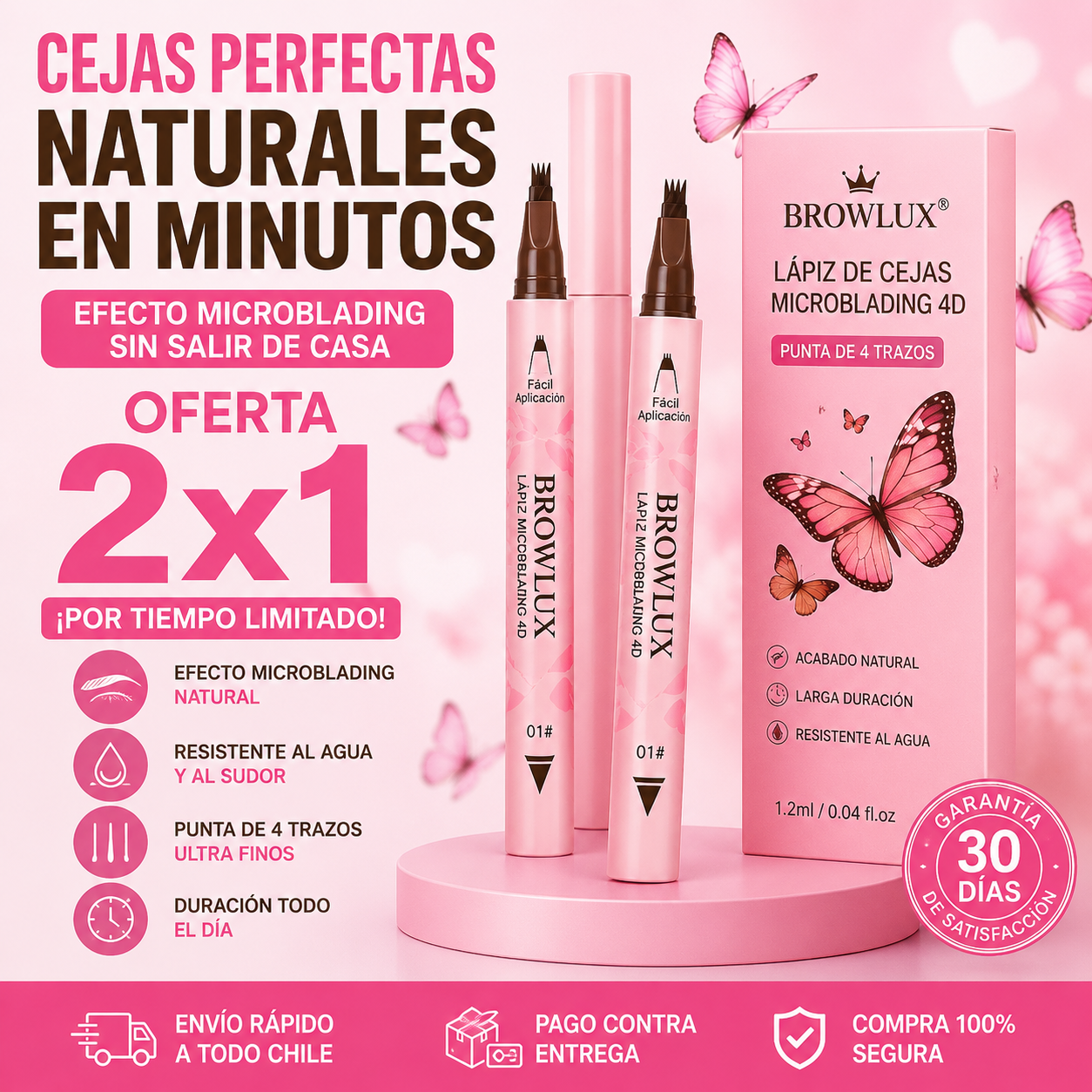 BROWLUX® Lápiz de Cejas Microblading | OFERTA 2x1 HOY